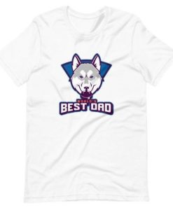 World’s Best Dad Husky Malamute Dog lover T Shirt