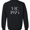 the 1975 logo sweatshirt back