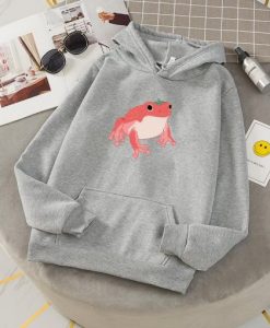 Frog Print Hoodie