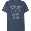 Never Skip Leg Day t shirt funny