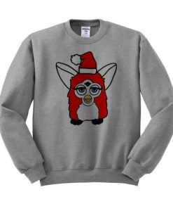 Santa Furry Toy Monster Crewneck Sweatshirt