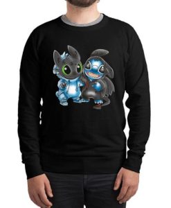 Stitch and Toothless Funny Sweatshirt