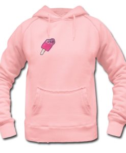 pink ice cream on a stick Hoodie