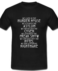 American Horror We Lived In The Murder House T-Shirt