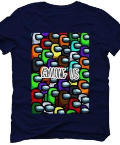 Among Us Collage Pattern T-Shirt