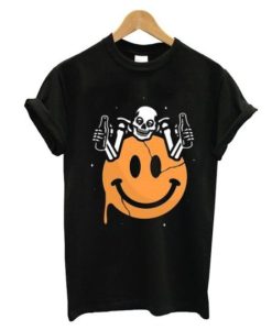 Beer Emote Skull T Shirt