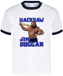 Hacksaw Jim Duggan Wrestling Superstar Fan Ringer Shirt