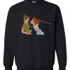 Peter Pan kisses sweatshirt