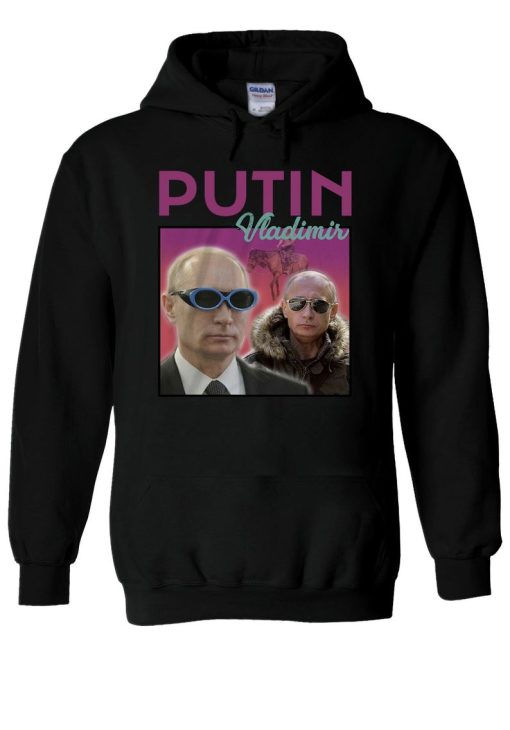 Vladimir Putin Glasses Hoodie