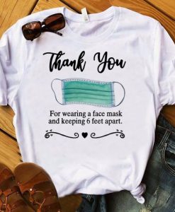 Wearing a Face Mask T Shirt