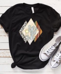 Western Boho Cactus T-Shirt