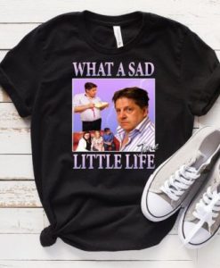 What a sad little life jane Meme funny T-Shirt