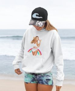 mariah carey rainbow hoodie