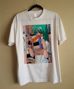 Anime Girl Aesthetic Waifu Kawaii Vaporwave Game Art T Shirt