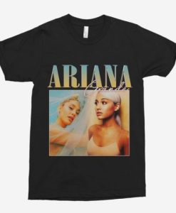 Ariana Grande 90s Vintage Black T-Shirt