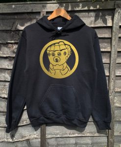 Gold Infinity Gauntlet Marvel inspired adults unisex hoodie