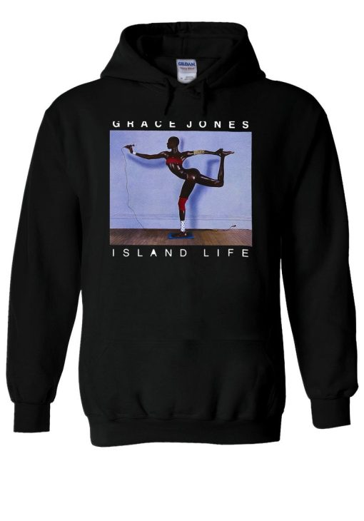 Grace Jones Island Life Model Singer Hoodie