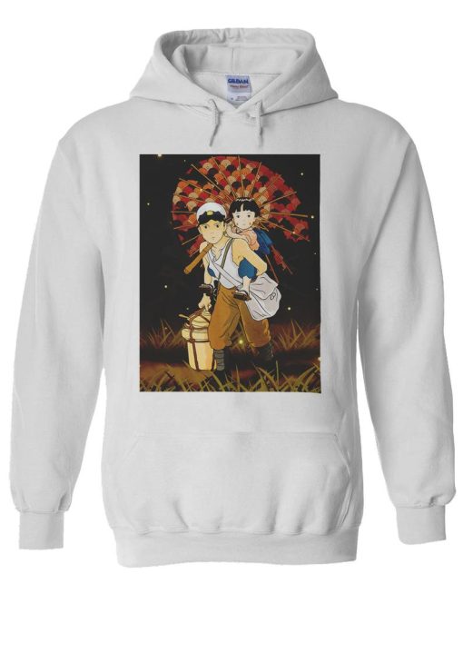 Grave of the Fireflies Anime Manga Hoodie