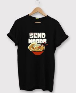 Men Noodles And Japanese Letter Graphic T shirt