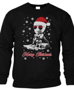 Merry Christmas Baby Groot DJ Unisex Xmas Jumper Sweatshirt