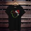 Minnie Head With Santa Hat Christmas t shirt