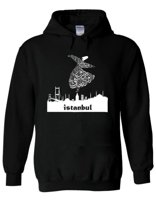 Rumi Semazen City Of Istanbul Mosque Hoodie