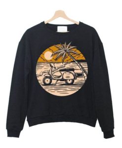 Vespa Beach Sweatshirt