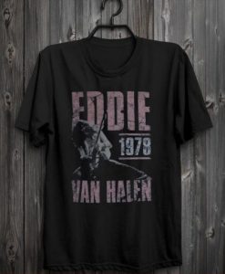 Vintage Eddie Van Halen 1978 Concert Tour T-Shirt