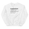 Wanderlust Definition Unisex Sweatshirt