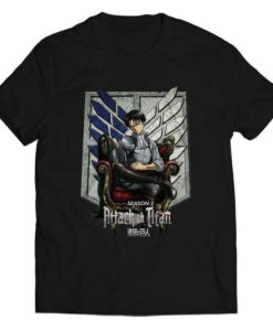 Attack On Titan Season 2 Levi Ackerman T-Shirt