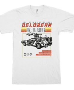 Back to the Future DeLorean Time Travelling T-Shirt