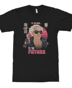 Back to the Future and Terminator Mashup T-Shirt