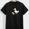 Guys Cartoon Duck Graphic T shirt