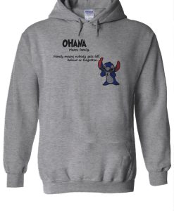 Ohana Means Family Hawaiian Hoodie