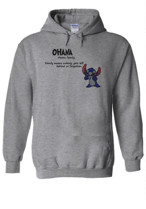 Ohana Means Family Hawaiian Hoodie