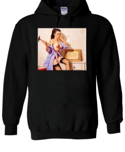 Pin Up Girl Sexy Tattoo Bettie Retro Tumblr Hoodie