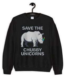 Save The Chubby Unicorns Unisex Crewneck Sweatshirt