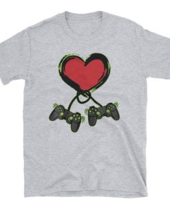 Video Gamer Heart Controller Valentine’s Day T Shirt