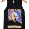 Albert Einstein black tank top