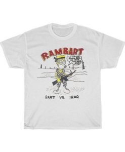 Bart Simpson Rambo Rambart Unisex T-Shirt