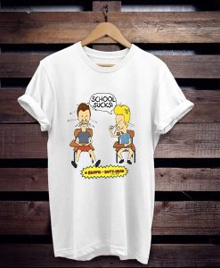 Beavis And Butt-Head School Sucks Portrait t shirt