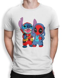 Best Friends Stitch and Deadpool T-Shirt