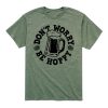 Heather Military Green ‘Don’t Worry Be Hoppy’ Beer Tee