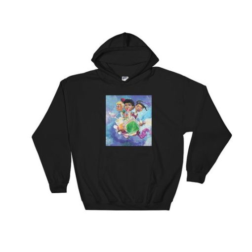 J Cole KOD BACK Album Cover Hoodie