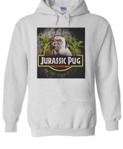 Jurassic Pug Funny Parody Urban Swag Hoodie