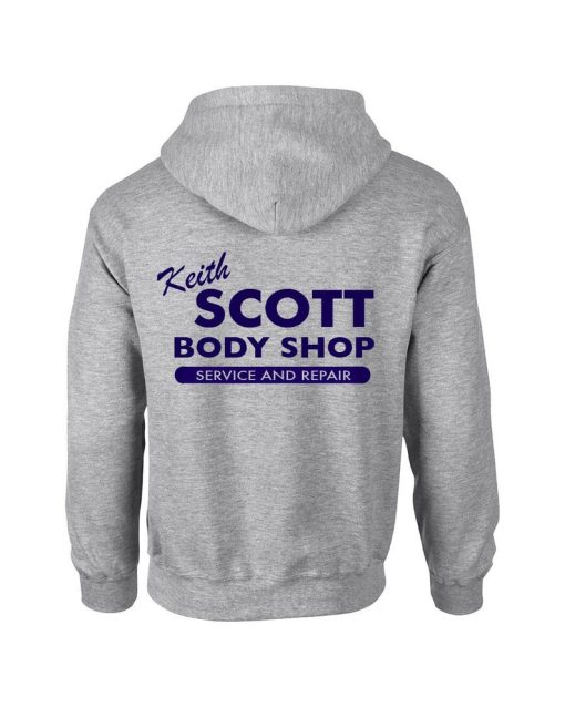 Keith Scott Body Shop Hoodie Back