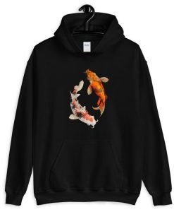 Koi Fish Yin Yang Unisex Hoodie