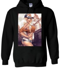 London Girl Sexy with Hat Hoodie