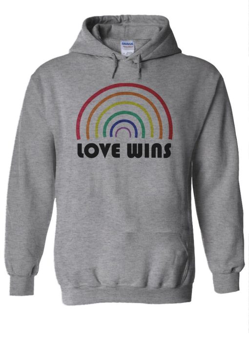 Love Wins Rainbow Hoodie