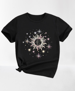 Girls Sun Moon T shirt